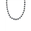 DELMAR Mens 5 8mm Black & White Cultured Freshwater Pearl Necklace