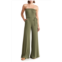 GO COUTURE Ribbed Strapless Tube Jumpsuit