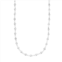 Blue La Rue Stainless Steel Heart-Link Chain Necklace