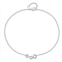 Sophie Miller Sterling Cubic Zirconia Geometric Anklet