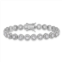 Sophie Miller Sterling Silver Cubic Zirconia Tennis Bracelet