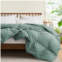 Unikome Medium Weight 300 TC Organic Cotton Goose Down Feather Comforter for Luxurious Comfort