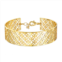 Emberly Gold Tone Thick Filigree Bracelet