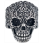 Andrew Charles by Andy Hilfiger Mens Ornamental Skull Ring in Oxidized Stainless Steel