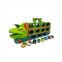 KOVOT Dinosaur Truck Racing Play set - 20 Storage Truck with 6.5-Foot Foldable Racetrack & 8 Alloy Raceing Cars