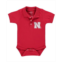 Little King Apparel Infant Boys and Girls Scarlet Nebraska Huskers Polo Shirt Bodysuit