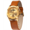 SPGBK Watches Mens Ferguson Three Hand Quartz Tan Leather Watch 44mm