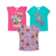 L.O.L. Surprise! 3 Pack Ruffle Graphic T-Shirt Toddler| Child Girls