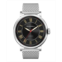 BLACKWELL Sunray Black Dial with Silver Tone Steel and Silver Tone Steel Mesh Watch 44 mm