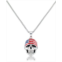 Andrew Charles by Andy Hilfiger Mens Skull 24 Pendant Necklace in Stainless Steel