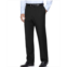 Haggar Mens Eclo Stria Classic Fit Flat Front Hidden Expandable Dress Pants