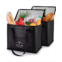 Zulay Kitchen 2 Pack Large Reusable Heavy Duty Collapsible Insulated Food Delivery Bag