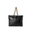 Haute Sauce Womens Quilted Chain Tote Bag