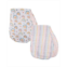 Stephen Joseph Baby Girls 2-Piece Muslin Rainbow Burp Cloth Set
