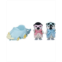 Calico Critters Penguin Babies Ride N Play Set of 2 Collectable Doll Figures with Pushcart Accessory