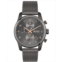 BOSS HUGO Mens Skymaster Chronograph Gray Stainless Steel Mesh Bracelet Watch 44mm