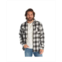 PX Clothing Mens Wool Plaid Shirt Jacket