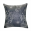 Edie at Home Edie@Home Fine Line Embroidered Floral Indoor Outdoor Throw Pillow