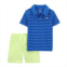 Baby Carters 2-Piece Airplane Polo and Shorts Set