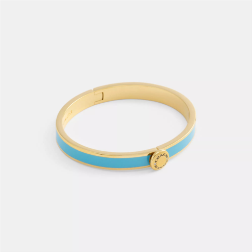 Coach Outlet coach rivet enamel hinged bangle
