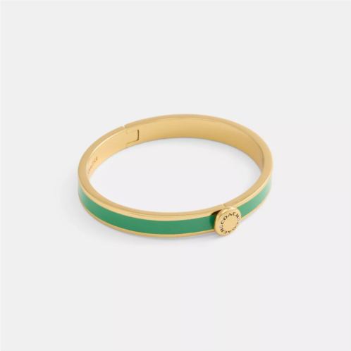 Coach Outlet coach rivet enamel hinged bangle
