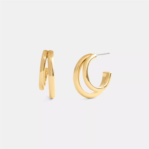 Coach Outlet double hoop earrings