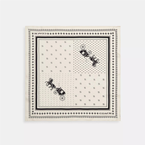 Coach Outlet horse and carriage dot print silk bandana