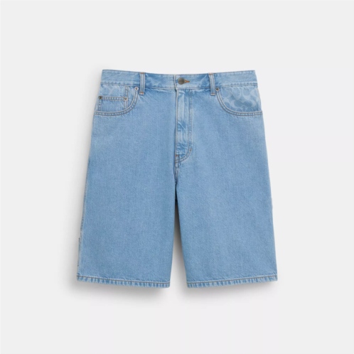 Coach Outlet signature denim shorts