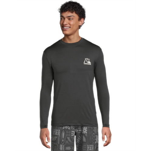 Mens Quiksilver Dna Logo Surf Tee Long Sleeve Surf Tee