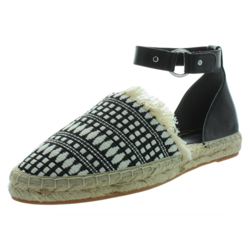 Rebecca Minkoff vicky womens embroidered ankle strap espadrilles