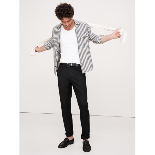 Bananarepublic Athletic Slim Linen-Cotton Chino