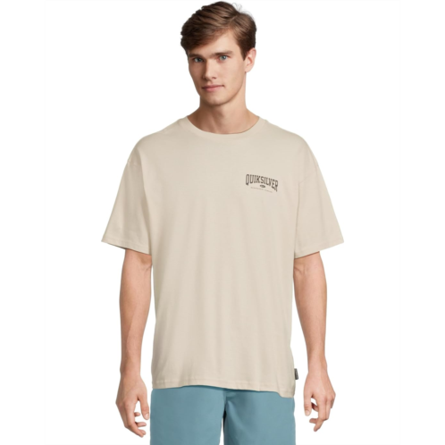 Mens Quiksilver Locked Up Short Sleeve Screen Tee