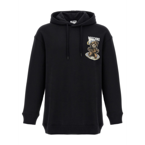 Moschino oversized organic cotton hoodie