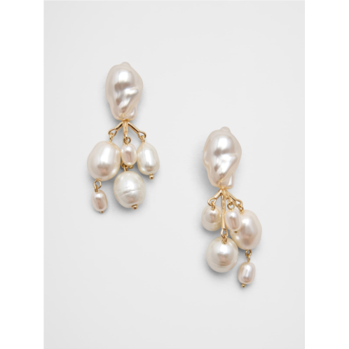 bananarepublic Statement Multi Pearl Drop Earrings