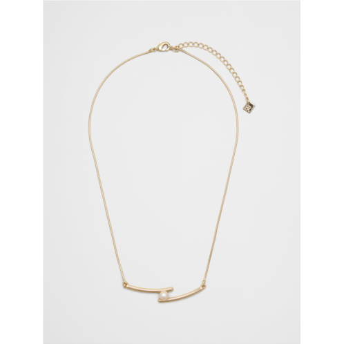 bananarepublic Bar Pearl Necklace