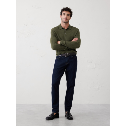bananarepublic MERINO WOOL POLO SWEATER