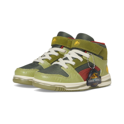 PUMA Kids Rebound Layup Mid Jurassic World Hook and Loop Shoes (Little Kid)