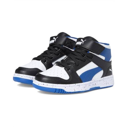 PUMA Kids Rebound Layup Mid Hook And Loop Shoes (Little Kid)