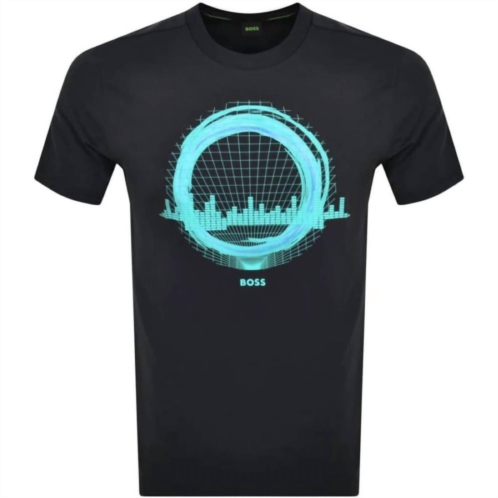 Hugo Boss mens crew tee in dark blue
