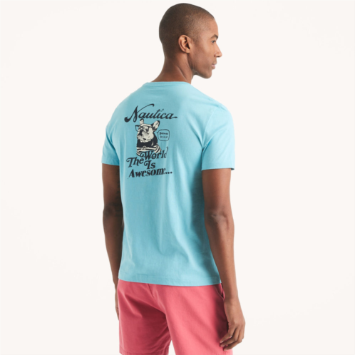 Nautica mens awesome world graphic t-shirt