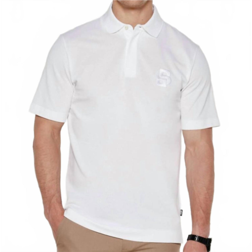 Hugo Boss c-payto 23 polo shirt in white