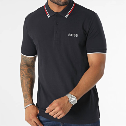Hugo Boss paddy pro polo shirt in dark blue