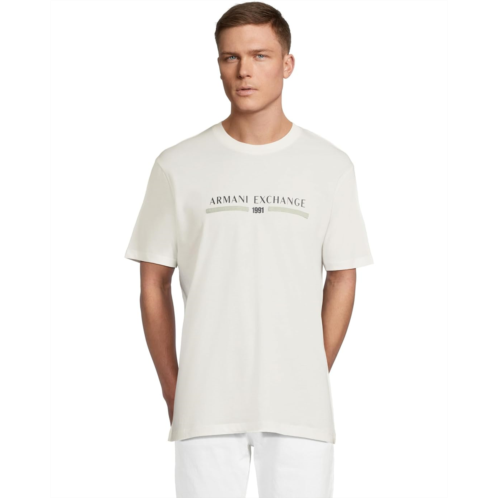 Mens Armani Exchange 1991 Chest Logo T-shirt