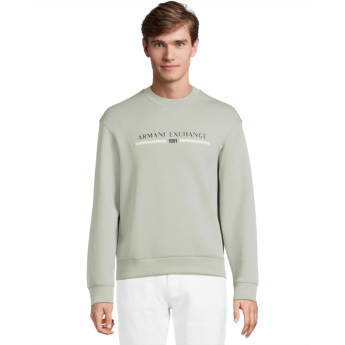 Mens Armani Exchange 1991 Chest Logo Pullover