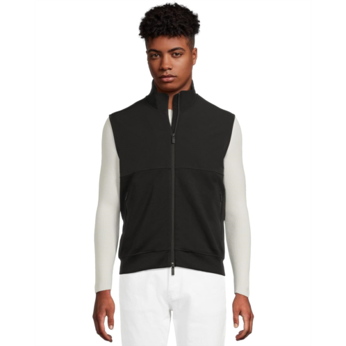 Mens Armani Exchange Stretch Cotton Full Zip Vest