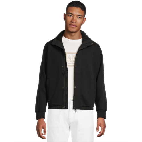 Mens Armani Exchange Removable Hood Full Zip Sweatshirt