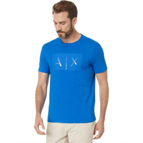 Mens Armani Exchange Slim Fit Cotton Jersey Classic Box Logo Tee