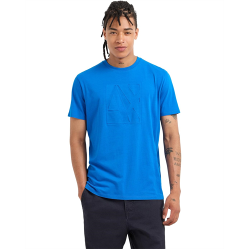 Mens Armani Exchange Large Debossed Ax Logo Regular Fit Tee