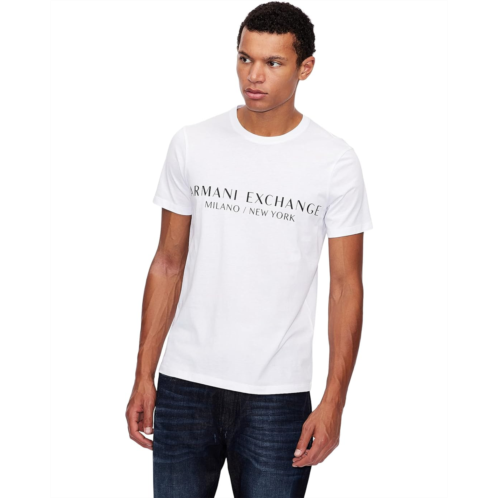 Mens Armani Exchange Milano/New York Logo Tee