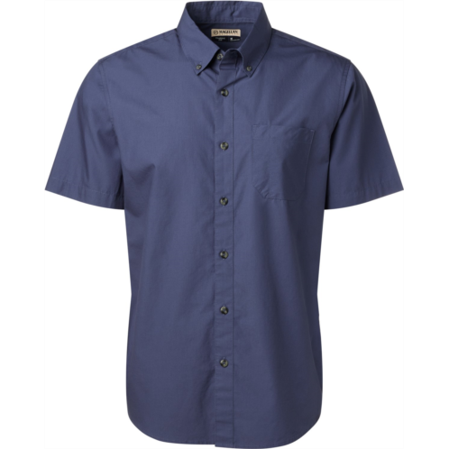 Magellan Outdoors Mens Summerville Solid Short Sleeve Shirt Cayenne